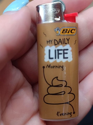 Мини Bic запалка с дизайн My Daily Life Morning нова