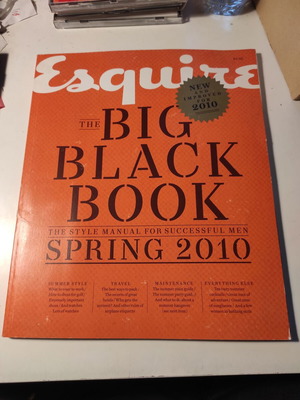Esquire The Big Black Book Spring 2010 like new