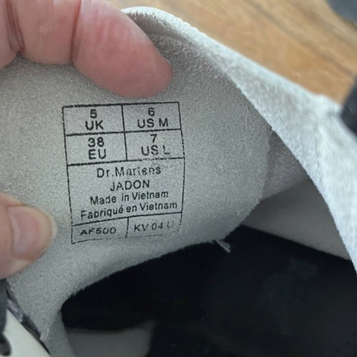 Dr Martens boots white leather size 38 like new