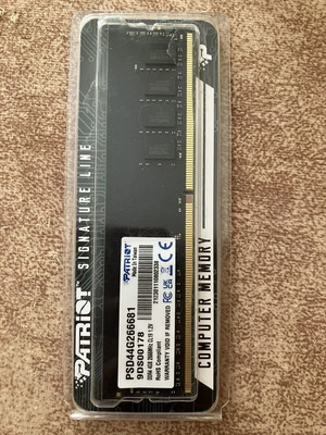 Patriot DDR4 4GB RAM new, sealed