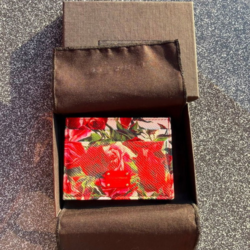 Card holder Dolce & Gabbana brand new, original, red and black