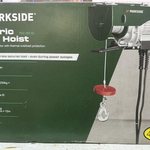 Parkside PSZ 250 A2 electric hoist, unused