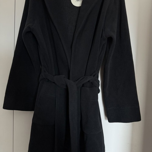 Vivis Black Belted Short Coat New with Tags Size L