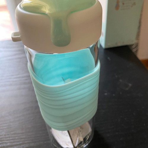 Peter Rabbit Range Portable Glass Jug 300ml with Silicone Sleeve
