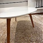  Τραπέζι μέσης LEJRE 60x120 λευκό/δρυς