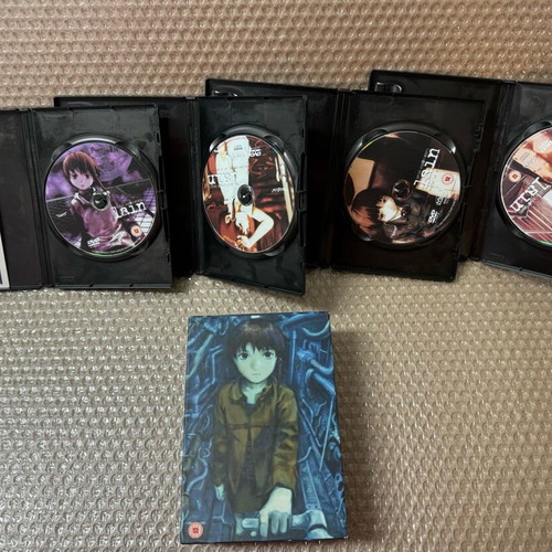 LAIN SERIAL EXPERIMENTS DVD BOX SET COMPLETE ANIME SERIES LIKE NEW