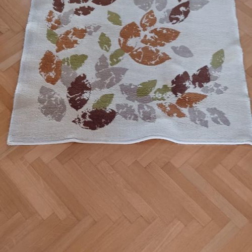 Wool rug runner used, length 1.64 m, width 0.98 m