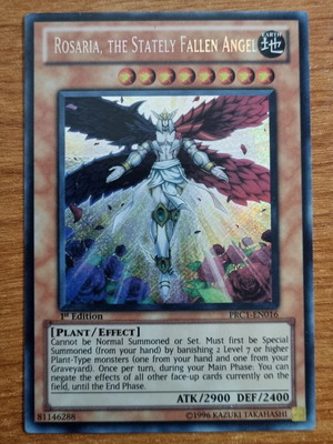 Rosaria, The Stately Fallen Angel PRC1 σαν καινούργιο, Secret Rare 1η έκδοση
