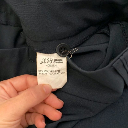 Office Style Pants Black Blue Like New, Size M