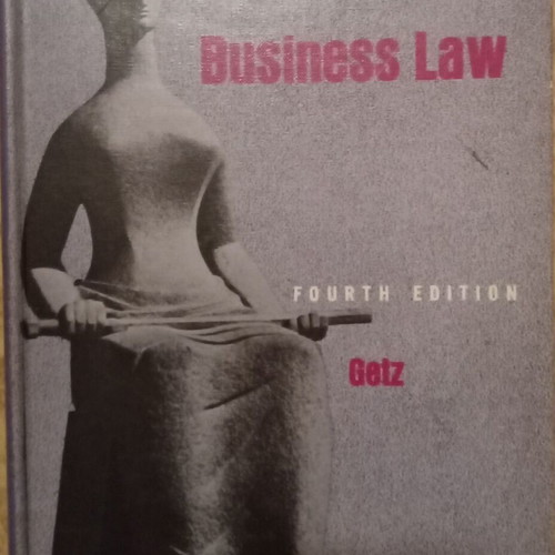 Business Law Fourth Edition like new, 1972 edition