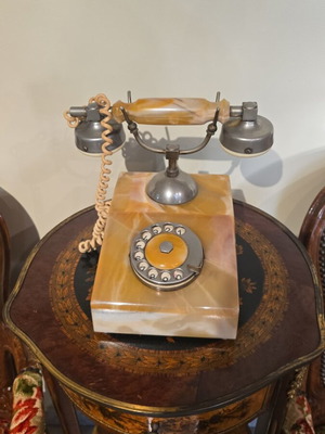 Onyx Telephone used, vintage 70 years old