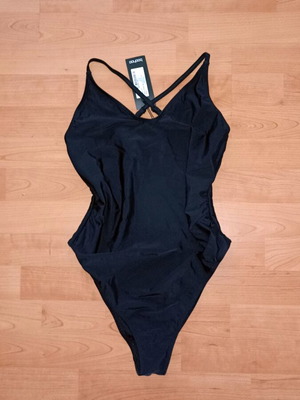 Boohoo swimsuit new, black, size XS