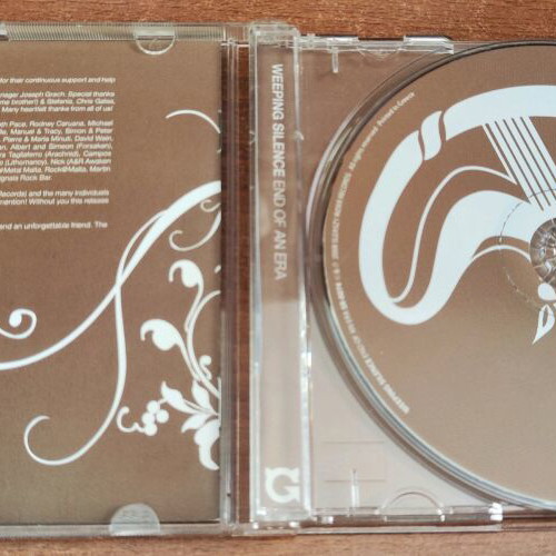 Weeping Silence End Of An Era CD like new