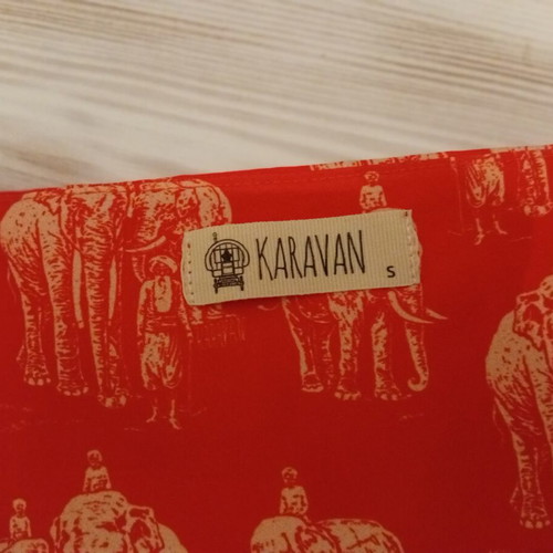 Karavan set, red and orange