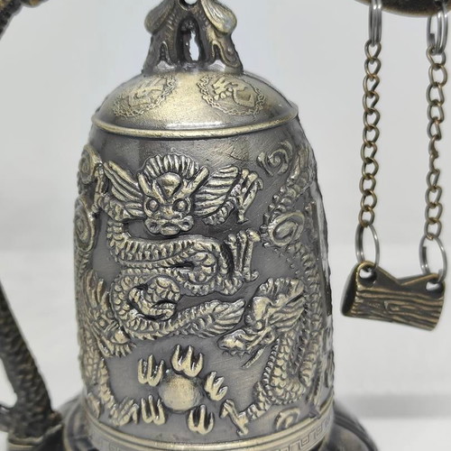 Feng Shui Chakra Dragon Bell bronze, like new