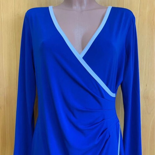 Calvin Klein dress like new, elastic, very fitted, blue