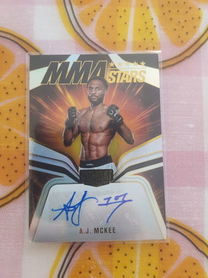 2023 Panini Combat Anthology A.J. McKee MMA Stars Autograph Card new