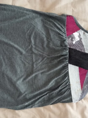 Benetton blouse with sequins like new, multicolor size M