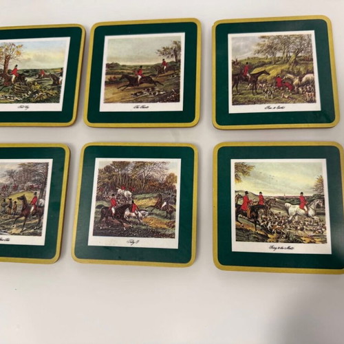 Retro Coasters Schuberth Tamat-Serie set of 6 made in West Germany like new