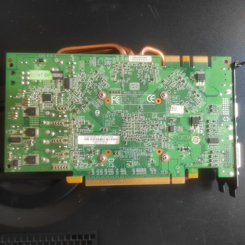 Point of View GeForce GTS 250 1GB used, defective graphics card with copper cooler
