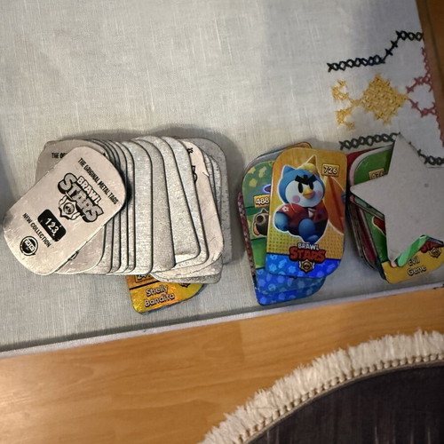 Brawl Stars caps used, set of 37