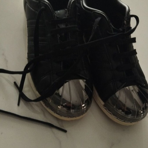 Adidas sports shoes used, black, size 37.5