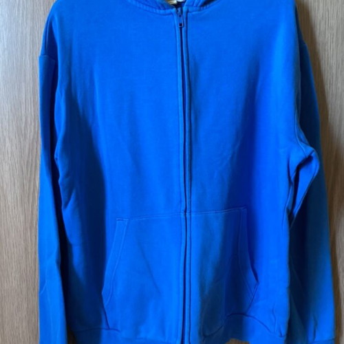 H&M kids' hoodie sweatshirt used, blue, size 170