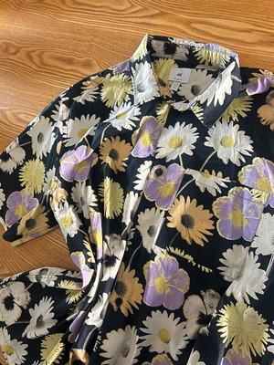 H&M Floral Shirt XXL like new, multicolor, relaxed fit