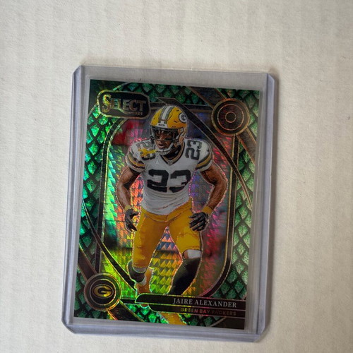 2024 Panini Select Club Level Jaire Alexander #263 Dragon Scale Prizm card