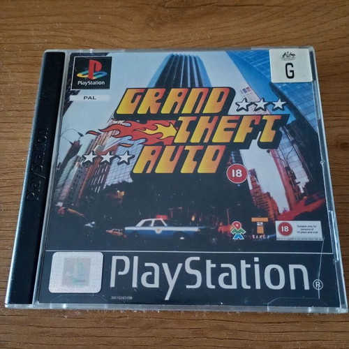 Grand Theft Auto PS1 game, English version