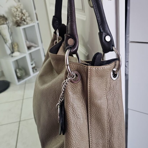 Toskanto shoulder bag used, leather, brown