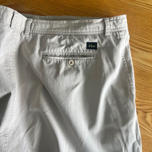 A/Xion beige men's chino shorts 3XL, like new, 100% cotton