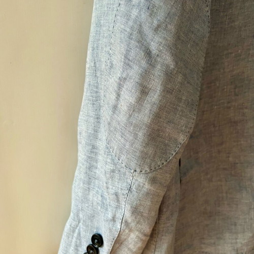 Ermenegildo Zegna linen blazer like new, light blue, size IT52