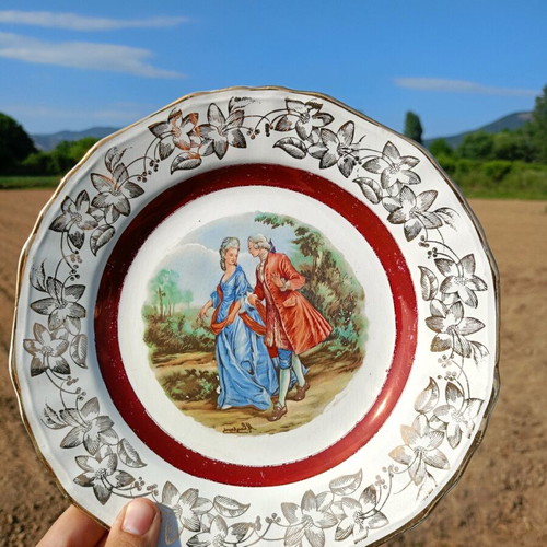 Ceramicos collectible decoration plate used