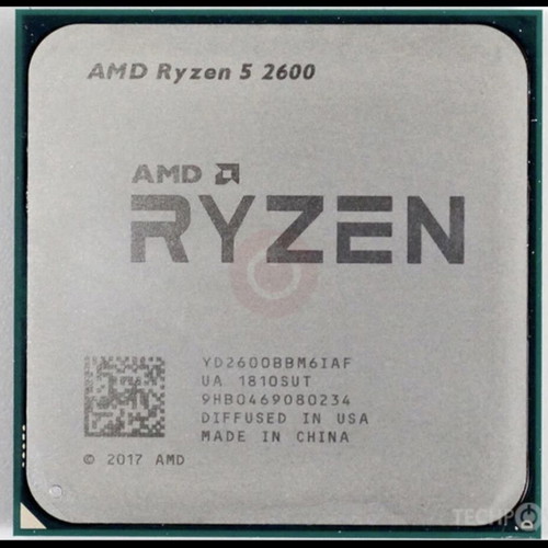 AMD Ryzen 5 2600 3.4Ghz processor with Wraith Stealth cooler like new