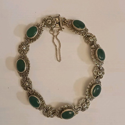 Antique silver 925 bracelet like new with cypress shades