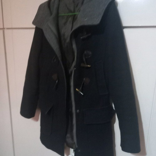 Benetton coat gray new, very warm, size M