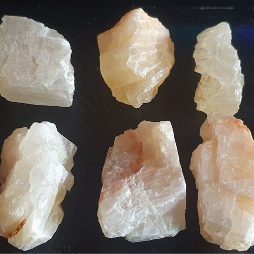 Calcite stones pack of 10, honey calcite, new