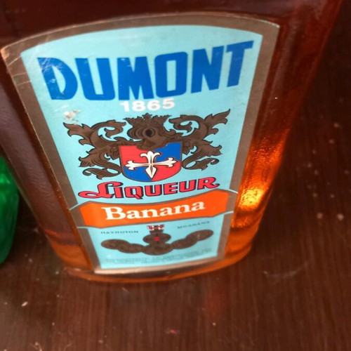 Dumont liqueurs new, pack of 3 different, 1980s