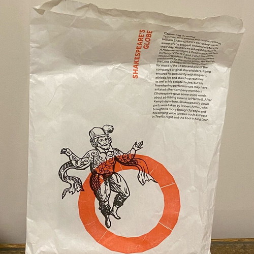 Bag from Shakespeare’s Globe