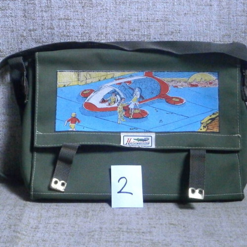 Hatzigiannis school bag new, 1980s militar style