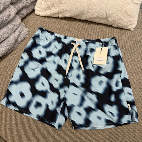 Sandro men's swim shorts XL new with tags blue turquoise