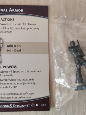 Dungeons & Dragons Demonweb φιγούρα Infernal Armor