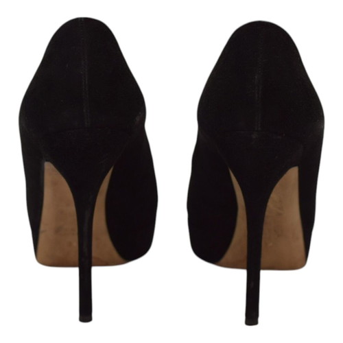 Gucci Black Suede Platform Pumps Used, Size 39