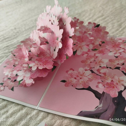 3D greeting card new with envelope