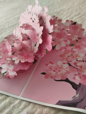 3D greeting card new with envelope