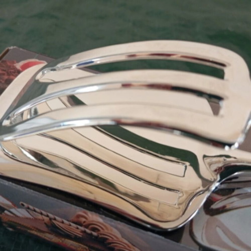 Silver-Plated Cake Serving Tongs Vintage, new