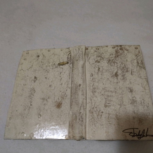 Musical decorative book like new with bronze tripod base