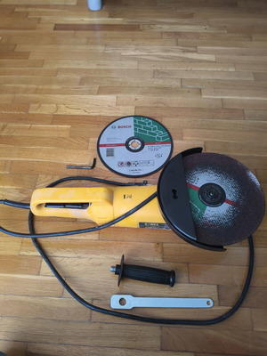 Γωνιακός τροχός Einhell Bavaria BWS 230/5 230mm μεταχειρισμένος με 2 δίσκους