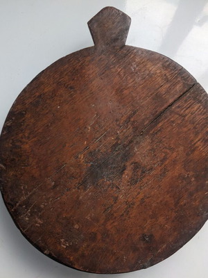Wooden vintage chapati board used